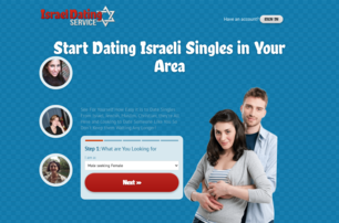 Israeli Dating Service Homepage Image